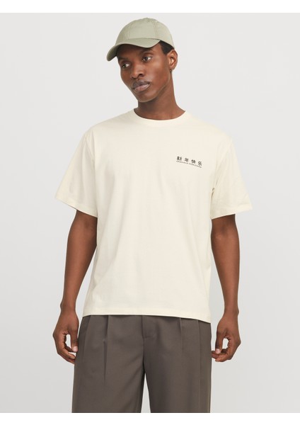 Jorsnake Tee Ss Crew Neck Tg Ln Erkek Bej Tshirt 12275402-06
