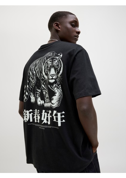 Jorsnake Tee Ss Crew Neck Tg Ln Erkek Siyah Tshirt 12275402-02 fiyatları