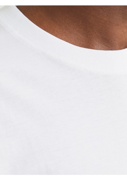 Jorporto Pattern Tee Ss Crew Neck Erkek Beyaz Tshirt 12273694-01 indirimleri