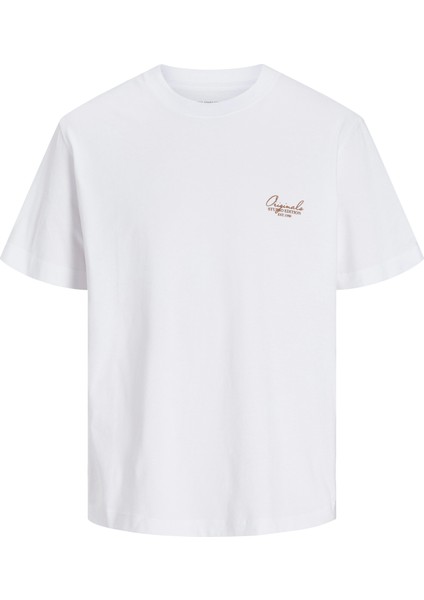 Jorıslıngton Type Graphıc Back Tee Ss Cn Erkek Beyaz Tshirt 12273004-01