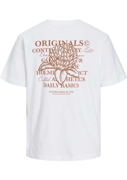 Jorıslıngton Type Graphıc Back Tee Ss Cn Erkek Beyaz Tshirt 12273004-01 fiyatları