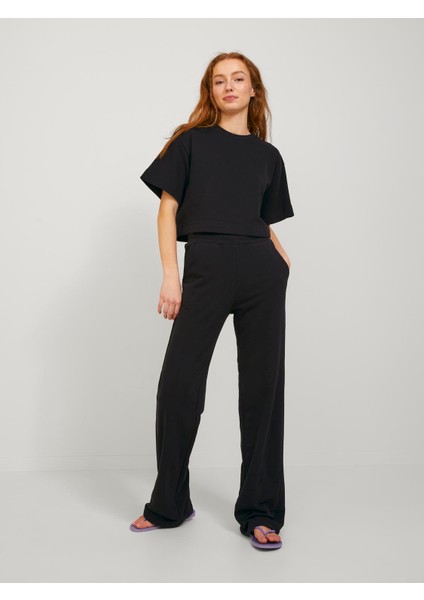 Jxalfa Reg Wıde Hw Every Pants Swt Sn Kadin Siyah Eşofman Altı 12226250-02