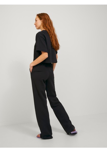 Jxalfa Reg Wıde Hw Every Pants Swt Sn Kadin Siyah Eşofman Altı 12226250-02