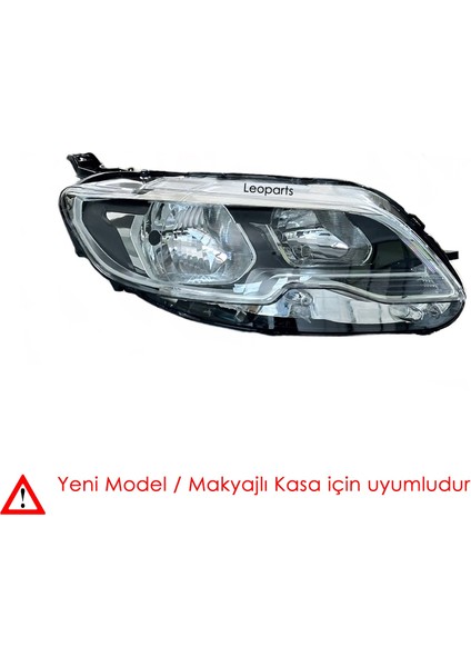 Peugeot 301 Far Lambası Sağ (Makyajlı Kasa) 2017-2019 9817296980