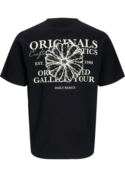 Jorıslıngton Type Graphıc Back Tee Ss Cn Erkek Siyah Tshirt 12273004-02 fiyatları