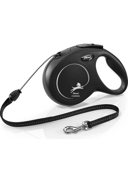 New Classic M Boy İp Tasma Medium 8 Metre Otomatik Şeritli Köpek Uzatma Max 20kg