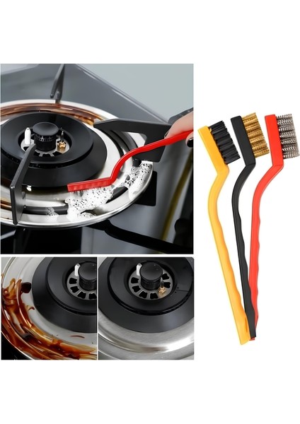 3'lü Detay Temizlik Fırça Seti fiyatları