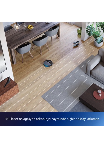 Aqua Islak ve Kuru Robot Süpürge Siyah