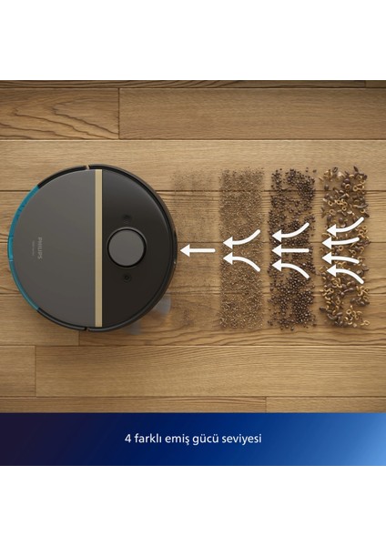 Aqua Islak ve Kuru Robot Süpürge Siyah