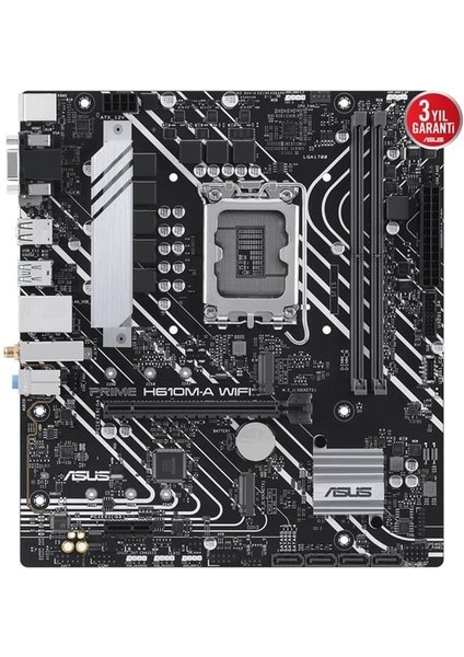 Prıme H610M-A Wıfı Ddr5 HDMI Dp Pcıe 16X V4.0 1700P Matx