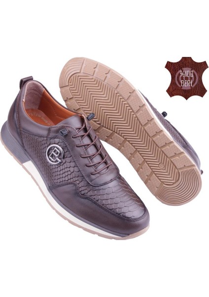 Iç Dış Hakiki Deri Ortopedik Ultra Rahat Şık Erkek Ayakkabı BRT015 indirimleri