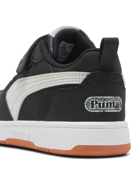 Rebound V6 Lo Mid 90S Ac Çocuk Siyah Sneaker
