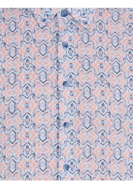 Erkek Pembe Regular Fit Uzun Kollu Gömlek 50265040-VR053