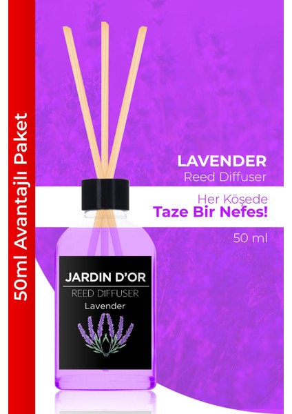 4'lü 50 ml Oda Kokusu Seti -(Lavanta-Mango-Tropıcal-Okyanus)