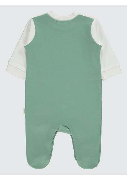 Erkek Bebek Patikli Tulum 1-9 Ay Haki fiyatları