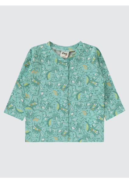 Erkek Bebek Pijama Takımı 1-6 Ay Mint