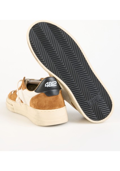 Beyaz - Kahverengi Erkek Sneaker Hyper indirimleri