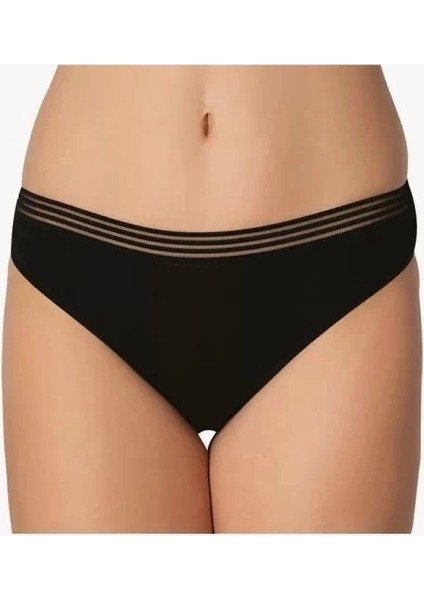 4275 Kadın Transparan Lastikli Kilot