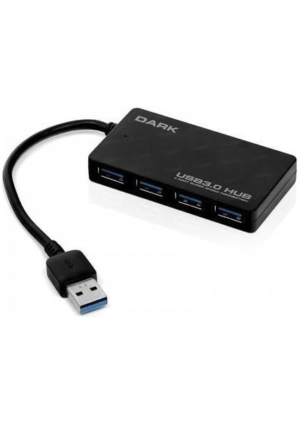 Connect Master DK-AC-USB341 4port USB 3.0 Siyah USB Çoklayıcı Hub