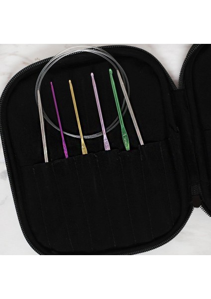 Çantalı Tığ ve Örgü Aksesuarları Seti modelleri