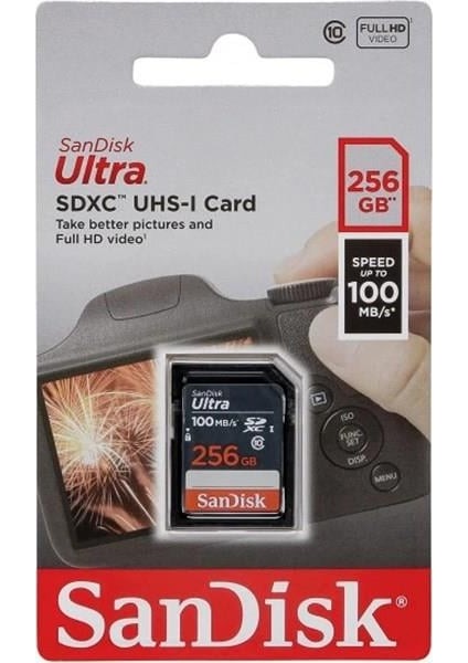 Sandısk 256GB Ultra SDSDUNR-256G-GN3IN Sdhc Hafıza Kartı