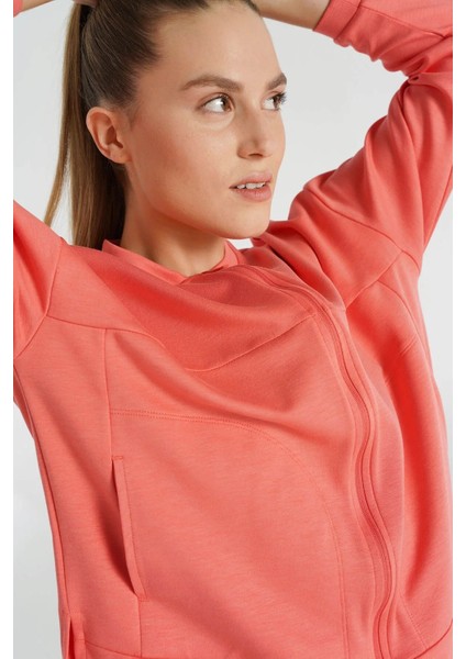 Clınt Fermuarlı Pembe Kadın Sweatshirt 922159-9952 fiyatları