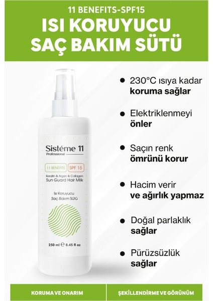 Sun Guard Isıya Karşı Koruyucu Saç Bakım Süt Spreyi 250 Ml.