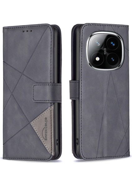 Xiaomi Redmi Note 14 Pro Plus 5g / Note 14 Pro 5g Deri Telefon Kılıfı Cüzdan Standı (Yurt Dışından)