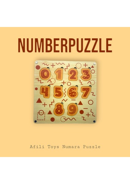 Numara Ahşap Çocuk Puzzle Oyunu modelleri