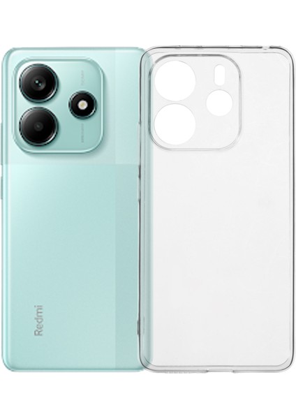 Xiaomi Redmi Note 14 Şeffaf Telefon Kılıfı Ultra-Ince Esnek Tpu Arka Kapak (Yurt Dışından)