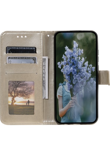 Xiaomi Redmi Note 14 Standlı Kılıf Pu Deri Cüzdan Telefon Kapağı (Yurt Dışından)