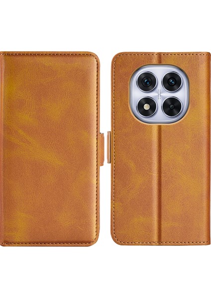 Xiaomi Redmi Note 14 Pro 5g Standlı Kılıf Buzağı Dokulu Deri Cüzdan Telefon Kapağı (Yurt Dışından)
