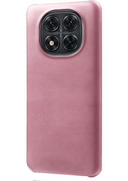 Xiaomi Redmi Note 14 Pro 5g Buzağı Dokusu Pu Deri Sert Pc Koruyucu Telefon Kapağı (Yurt Dışından)