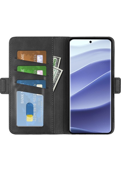 Xiaomi Redmi Note 14 Pro 5g Standlı Kılıf Buzağı Dokulu Deri Cüzdan Telefon Kapağı (Yurt Dışından) fiyatları