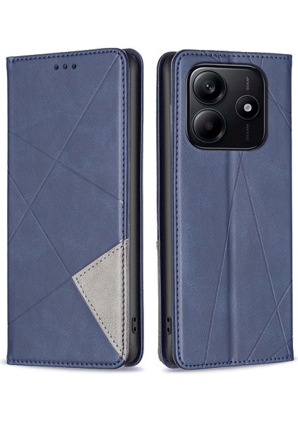 Xiaomi Redmi Note 14 Kart Yuvaları Deri Telefon Kapağı (Yurt Dışından)