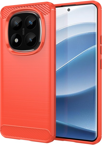 Xiaomi Redmi Note 14 Pro Plus 5g Karbon Fiber Doku Tpu Fırçalanmış Telefon Kapağı (Yurt Dışından)