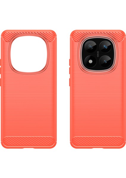 Xiaomi Redmi Note 14 Pro Plus 5g Karbon Fiber Doku Tpu Fırçalanmış Telefon Kapağı (Yurt Dışından)