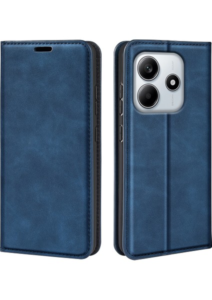 Xiaomi Redmi Note 14 Cilt Dokunmatik Deri Cüzdan Telefon Kapağı (Yurt Dışından)