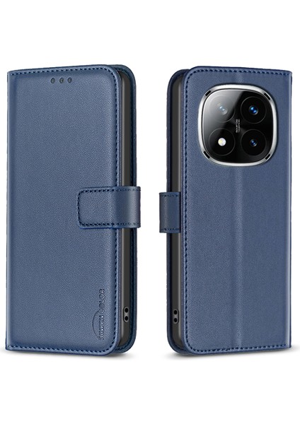 Xiaomi Redmi Note 14 Pro 4g Cüzdan Folyosu Flip Deri Kapak (Yurt Dışından)
