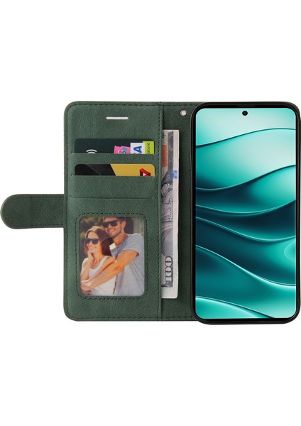 Xiaomi Redmi Note 14 Pro Plus 5g / Note 14 Pro 5g Deri Telefon Kılıfı Cüzdan Standı (Yurt Dışından)