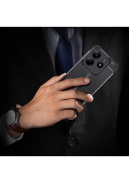 Xiaomi Redmi Note 14 Litchi Doku Tpu Esnek Telefon Kapağı (Yurt Dışından) fiyatları