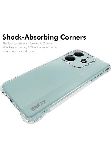 Xiaomi Redmi Note 14 Şeffaf Telefon Kılıfı Darbeye Dayanıklı Kaymaz Tpu Kapak (Yurt Dışından) fiyatları