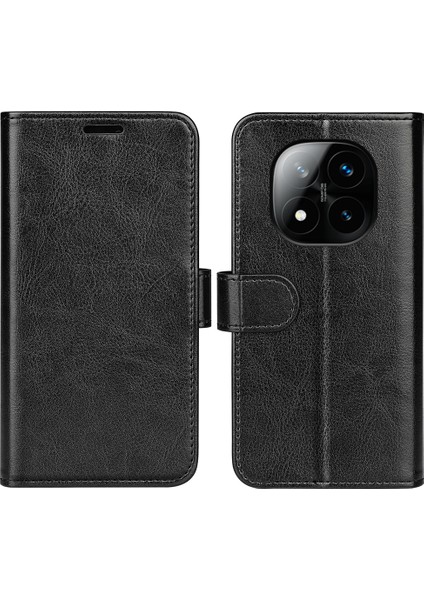 Xiaomi Redmi Note 14 Pro Plus 5g Cüzdan Kılıf Crazy Horse Doku Standı Deri Telefon Kapağı (Yurt Dışından)