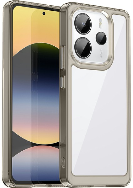 Xiaomi Redmi Note 14 Tpu+Akrilik Koruyucu Şeffaf Telefon Kapağı (Yurt Dışından)