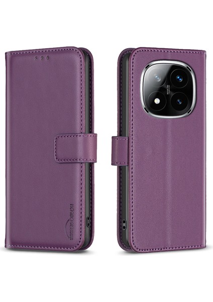 Xiaomi Redmi Note 14 Pro 4g Cüzdan Folyosu Flip Deri Kapak (Yurt Dışından)