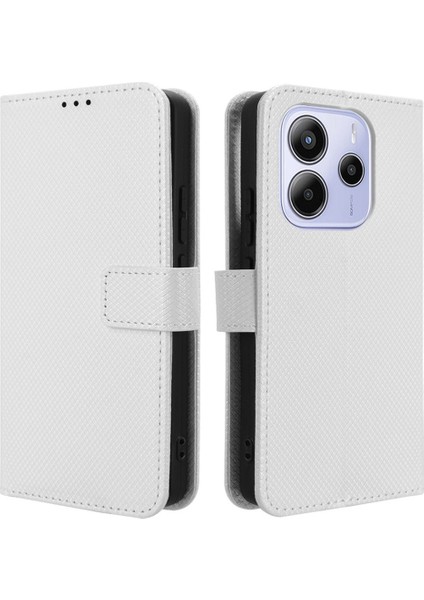 Xiaomi Redmi Note 14 Pu Deri Cüzdan Telefon Kapağı (Yurt Dışından)