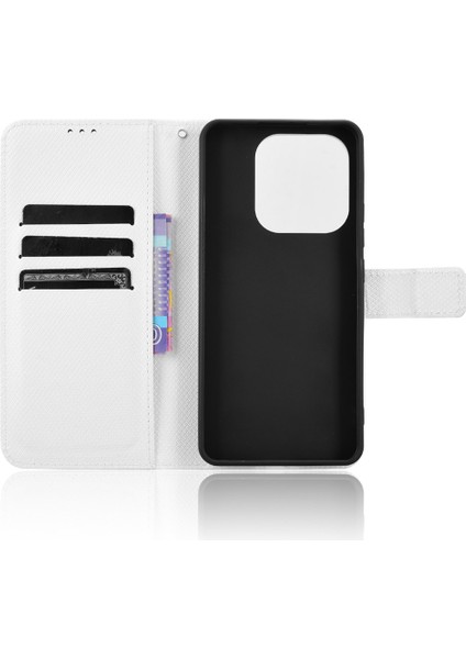 Xiaomi Redmi Note 14 Pu Deri Cüzdan Telefon Kapağı (Yurt Dışından)