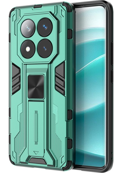 Xiaomi Redmi Note 14 Pro 5g Pc + Tpu Darbeye Dayanıklı Telefon Kılıfı, Kickstand ile (Yurt Dışından)