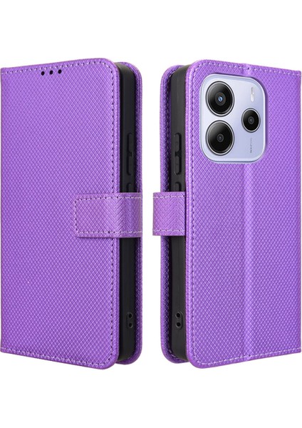 Xiaomi Redmi Note 14 Pu Deri Cüzdan Telefon Kapağı (Yurt Dışından)