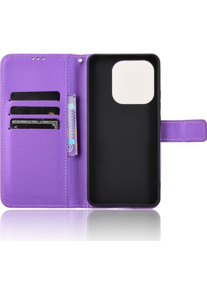 Xiaomi Redmi Note 14 Pu Deri Cüzdan Telefon Kapağı (Yurt Dışından)